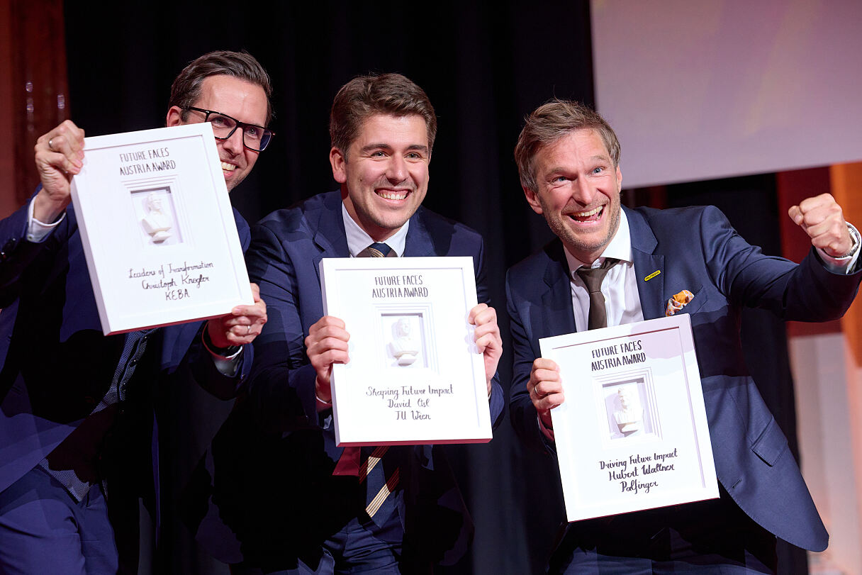 Gewinner der SAP Future Faces Austria Awards