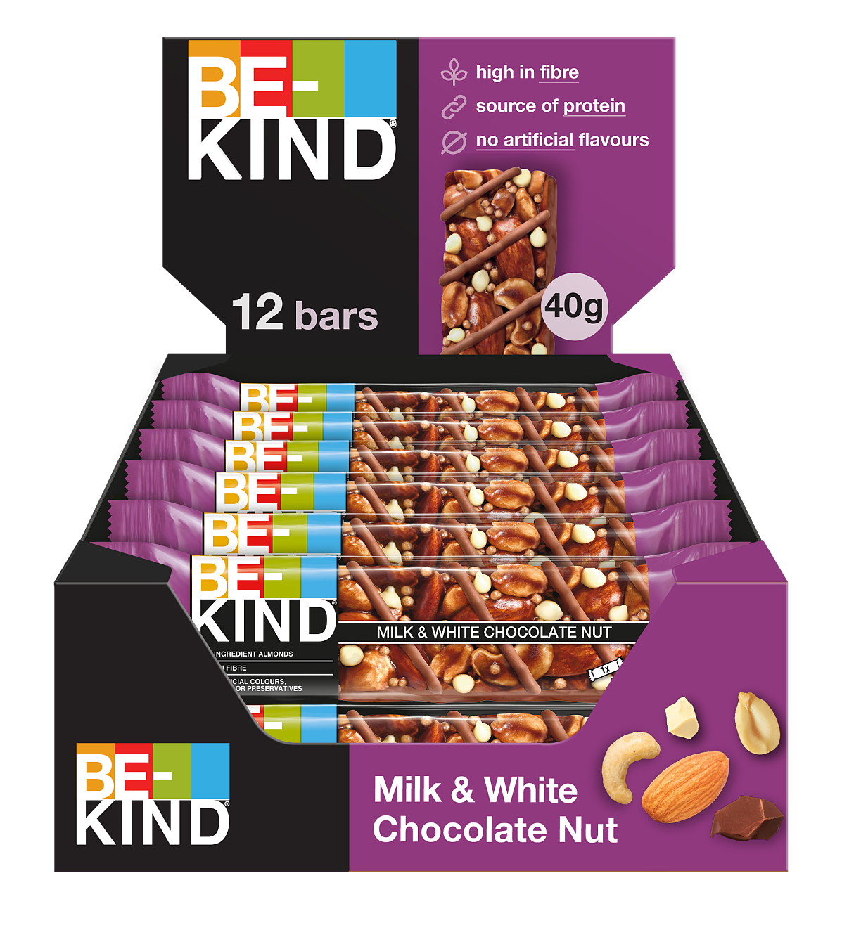BE-KIND Milk & White Chocolate Nut Riegel