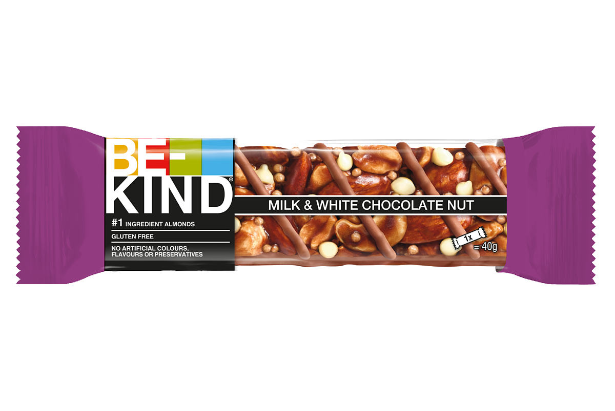 BE-KIND Milk & White Chocolate Nut Riegel