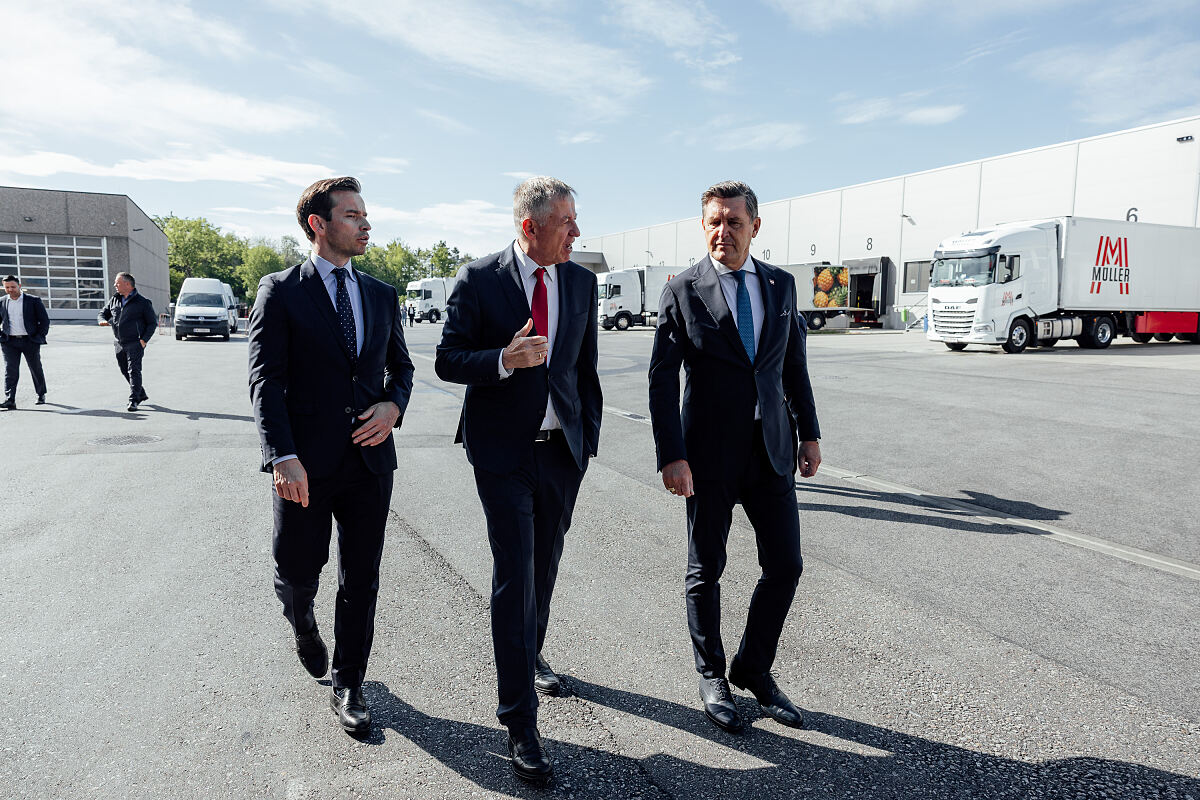 Minister Hanke im Gespräch