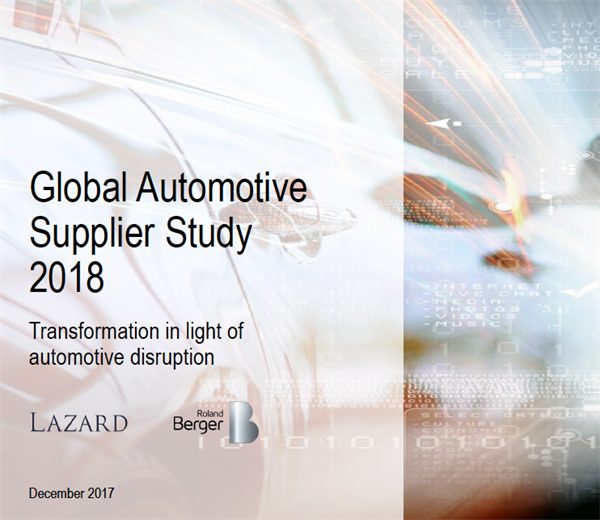 Global Automotive Supplier Study 2018