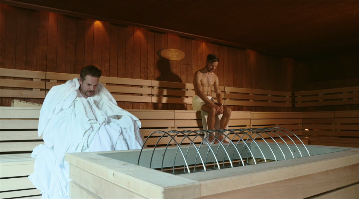 Extremschwitzen in der Sauna
