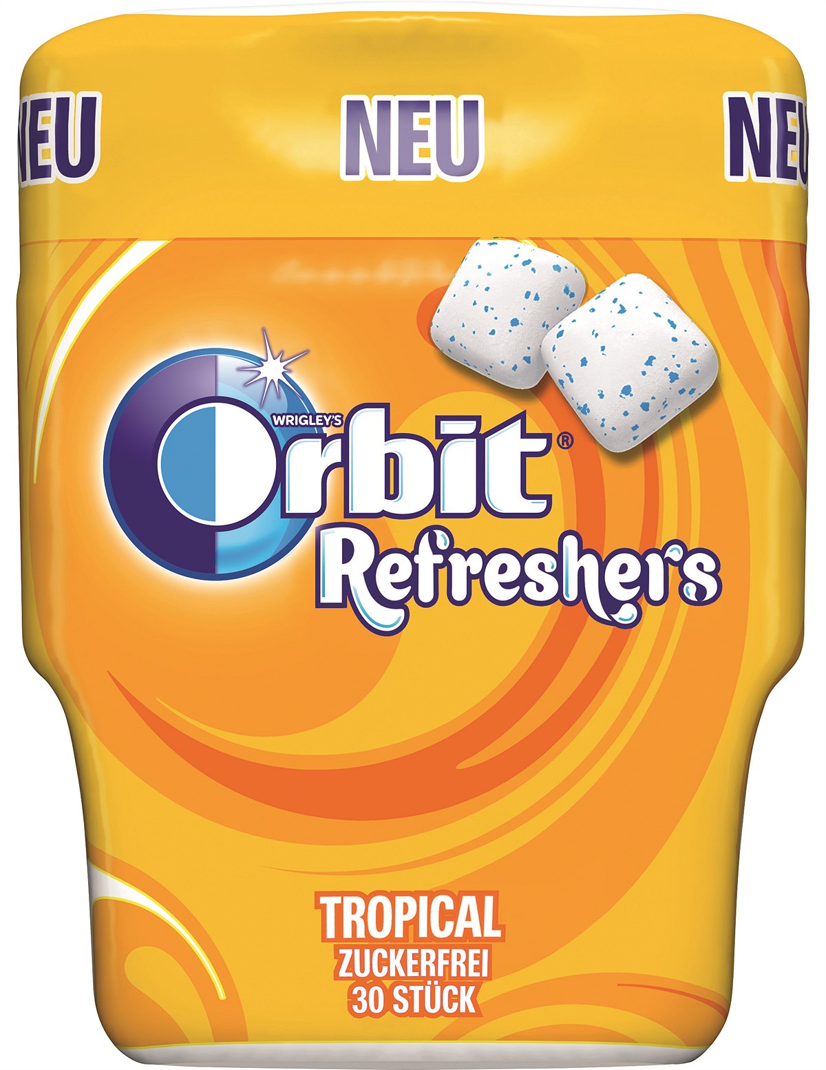 Orbit® Refreshers Tropical, 30 Stück Dose