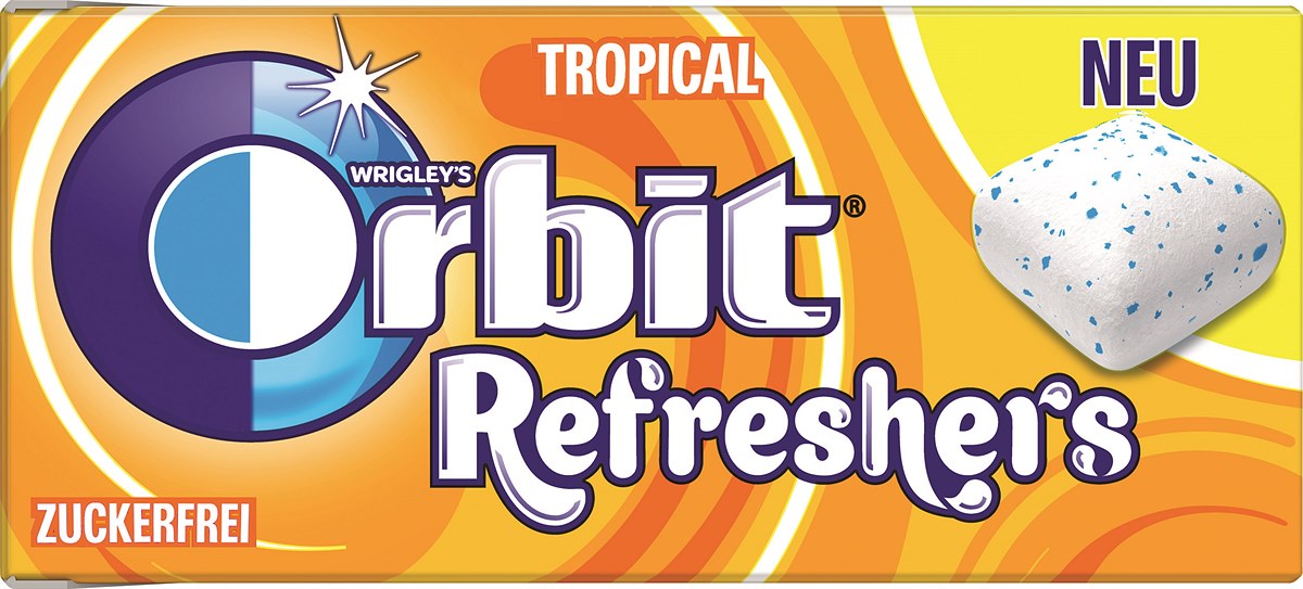 Orbit® Refreshers Tropical 8 Stück Pack