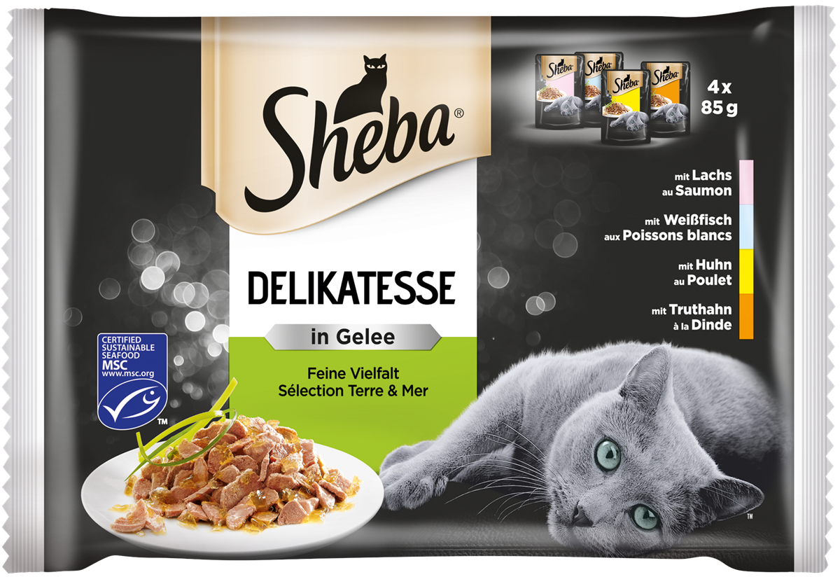 Sheba® Delikatesse in Gelee Feine Vielfalt