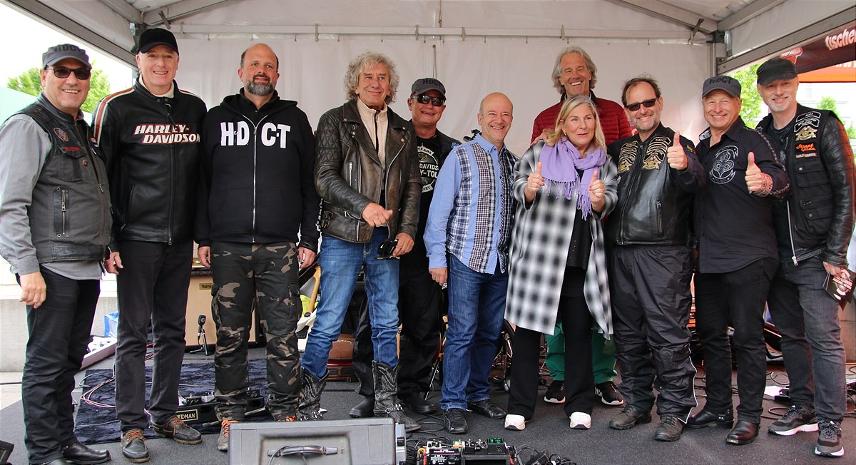 Die Harley-Davidson Charity-Tour erfreut sich zahlreicher Untersützer