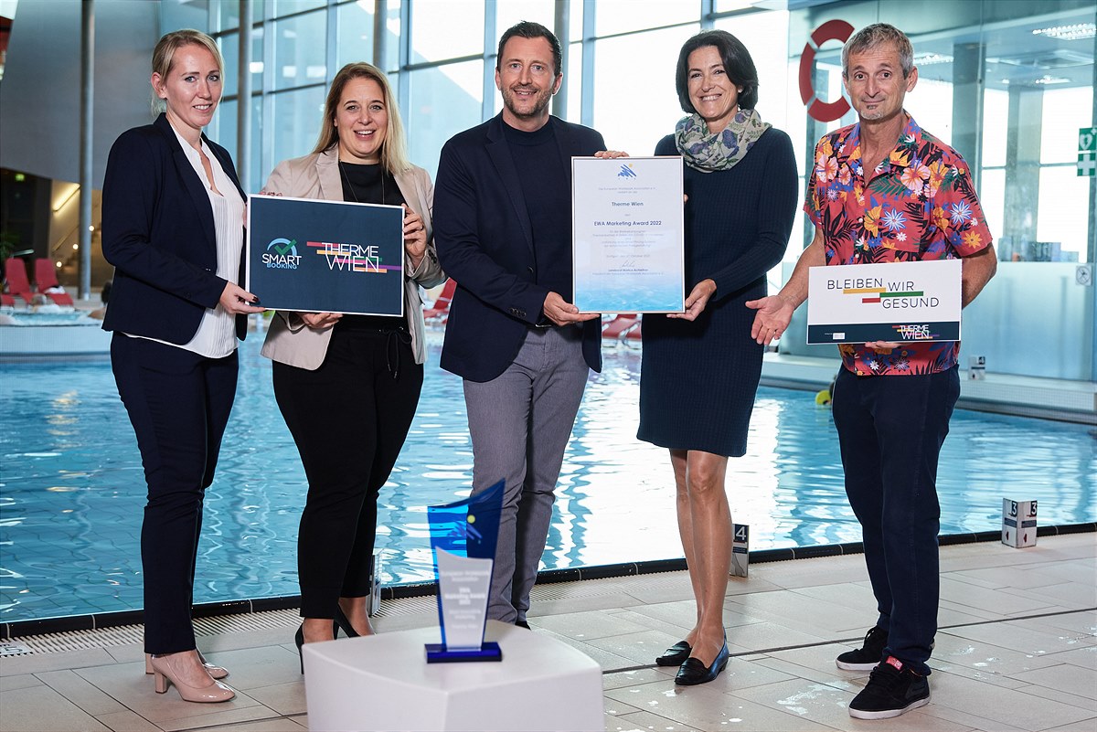 Therme Wien mit EWA Marketing Award 2022