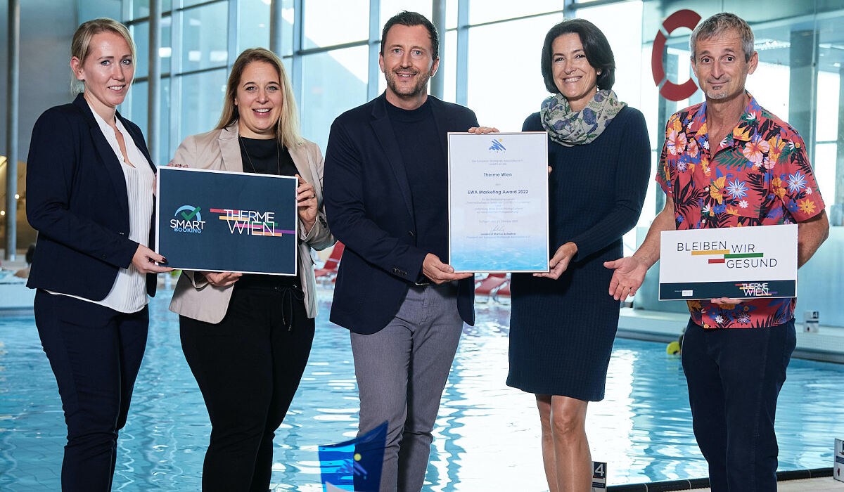 Therme Wien mit EWA Marketing Award 2022