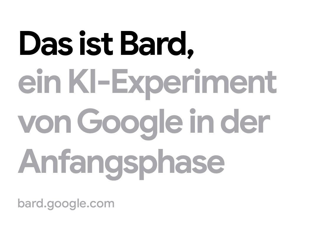 Google Bard jetzt auch in Österreich verfügbar