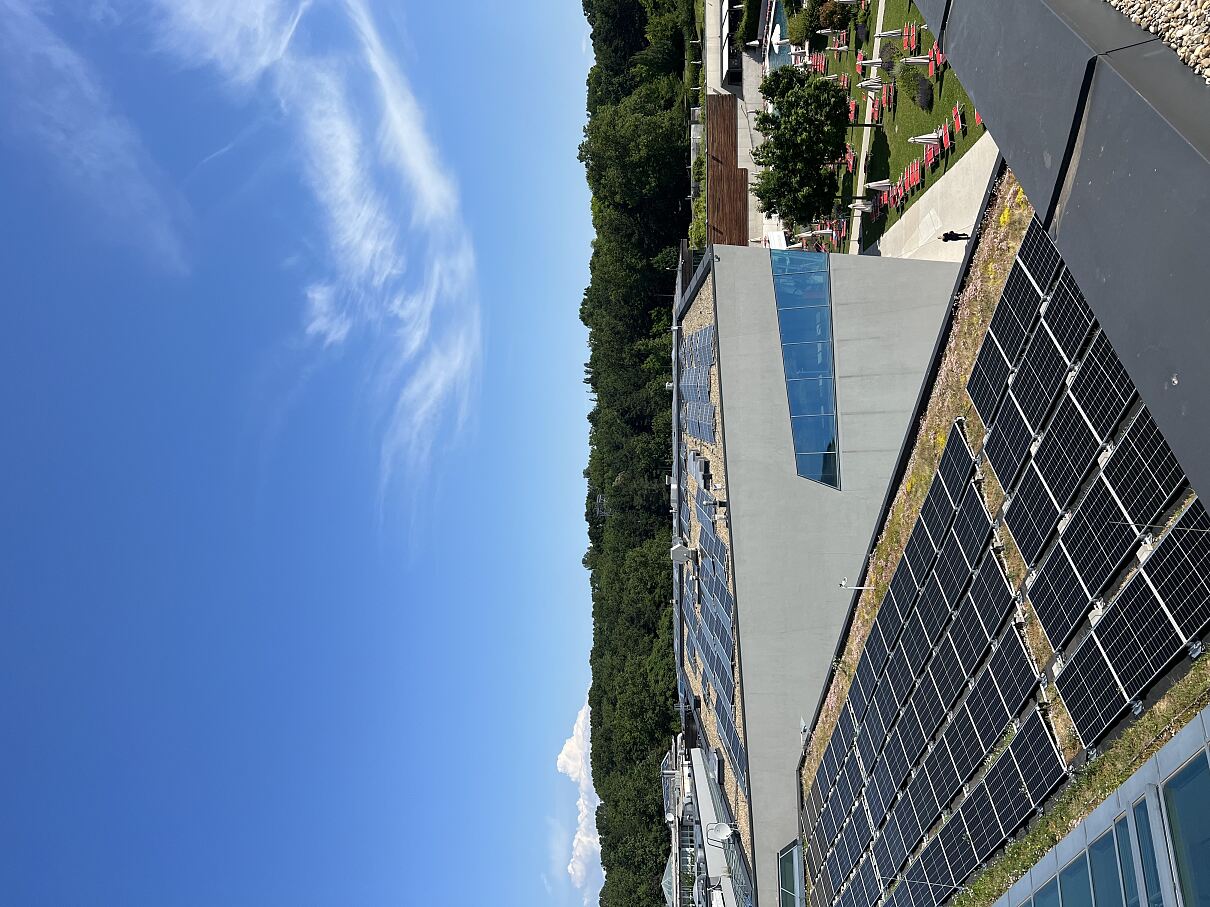 Dachflächen zur grünen Stromgewinnung