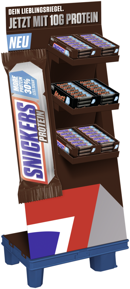 Mars Wrigley SNICKERS Protein Display