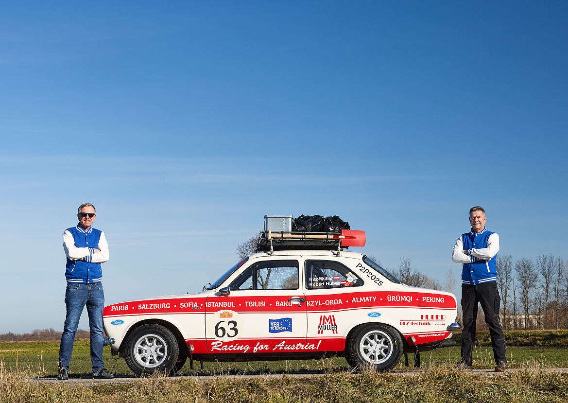 Müller (l.) & Huber (r.) mit Ford Escort