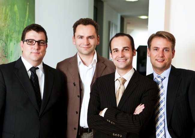 Skills-Partner Jürgen H. Gangoly, Edward Strasser, Stefan Bachleitner und Jörg Wollmann (v.l.n.r)